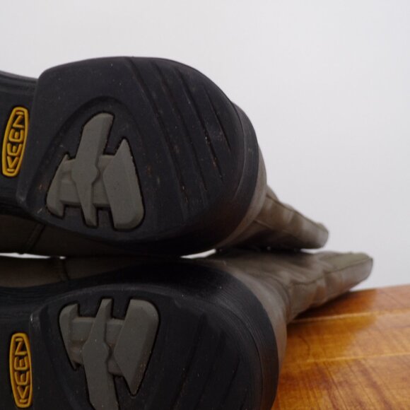 Keen Boots Tall Leather Women's Size 7.5 Green - Picture 8 of 11